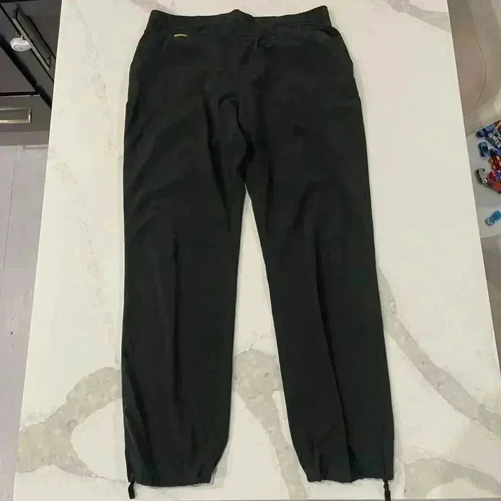 Lole Tech Joggers Black Drawstring Ankles Elastic Waistband Womens XL Athleisure